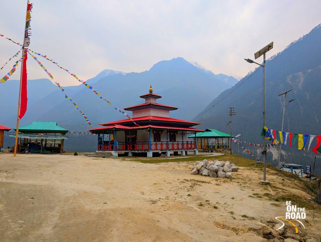 Newly constructed Buddhist monastery at Kaho, Arunachal Pradesh